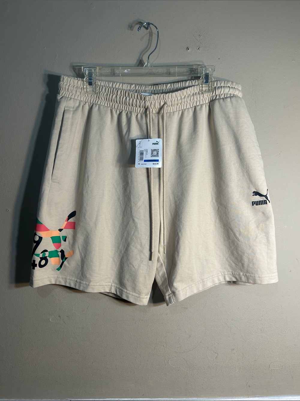 Puma Men's Worldwide French Terry Shorts Size XL
